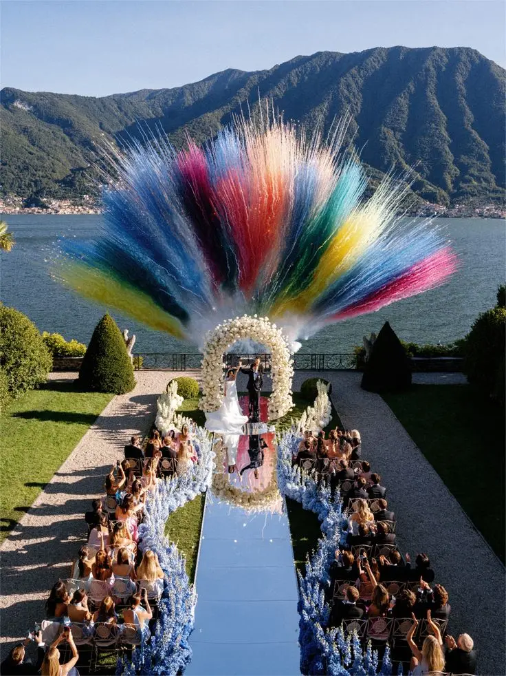 Feux de jour mariage — Universal Événements